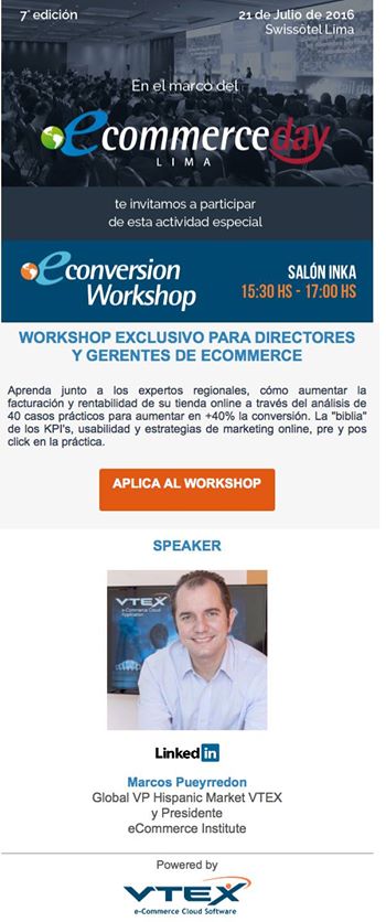 eConversion Workshop Peru
