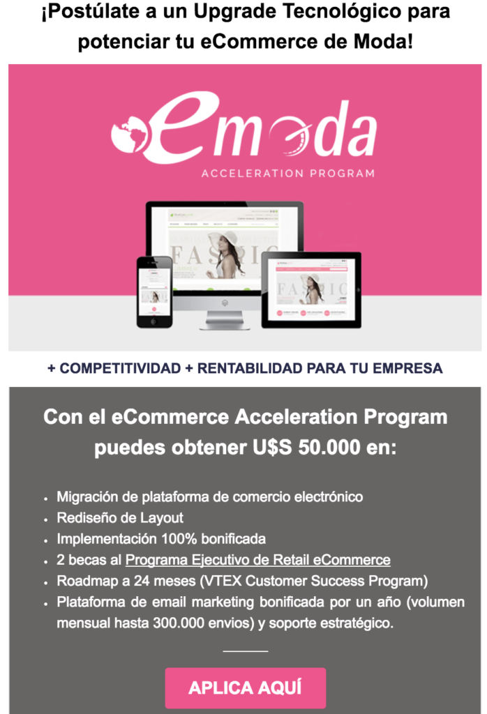 eModa Acceleration Program