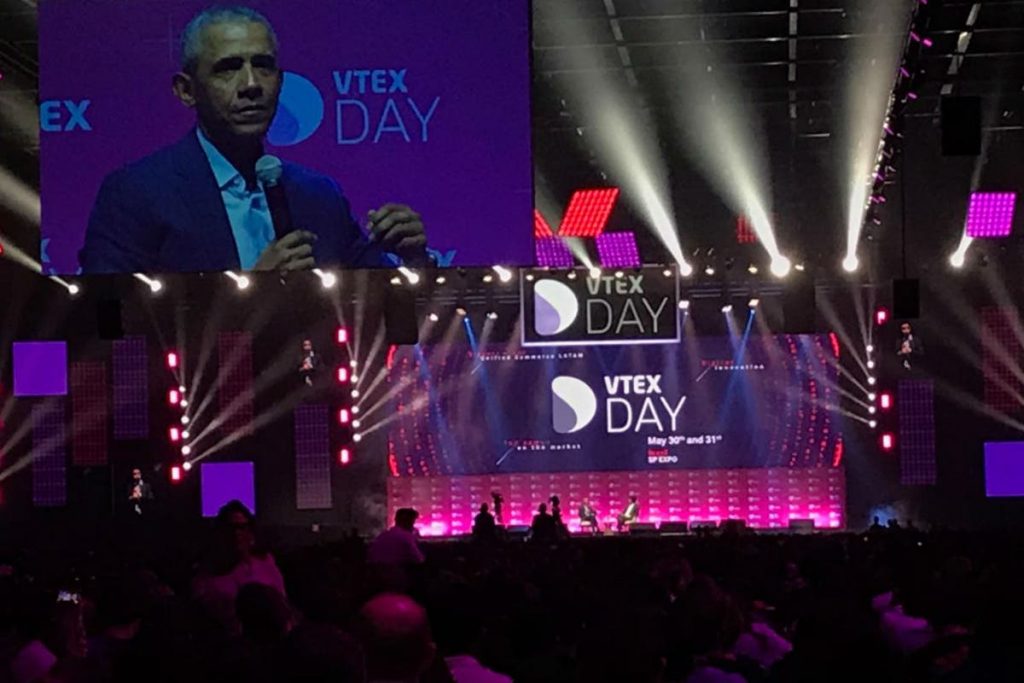 Barack Obama en el VTEXDAY 2019