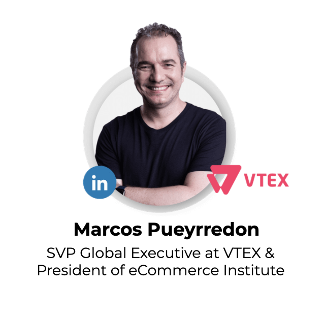 Marcos Pueyrredon con logo VTEX